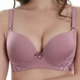 thumbnail image 1 of Kukoosong Women's Underwire Bras, Women's Plus All Over Lace Push Up Bra, Full Coverage Support, Sizes 115D, 1 of 7