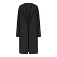 thumbnail image 1 of Kukoosong Women's Wool Cardigan Jacket Winter Casual Open Front Long Coat with Pockets, 1 of 5