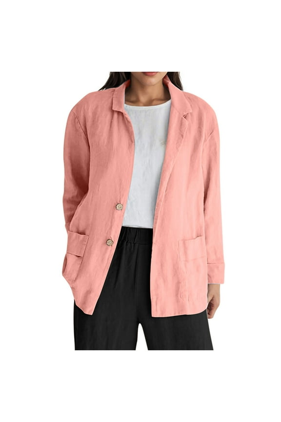 Women's Zip up Sweatshirt Jacket Classic Lapel Cardigan Jacket with Pockets