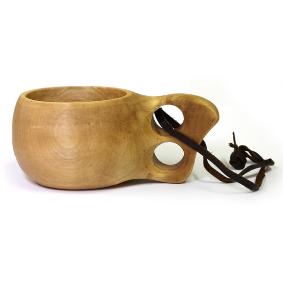 Kuksa Ancient Lapland Finland Wooden Drinking Cup No 016 for camping, hiking