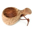 thumbnail image 1 of Kuksa wooden Nordic drinking cup Handmade in Finland from birch gnarl, 1 of 5