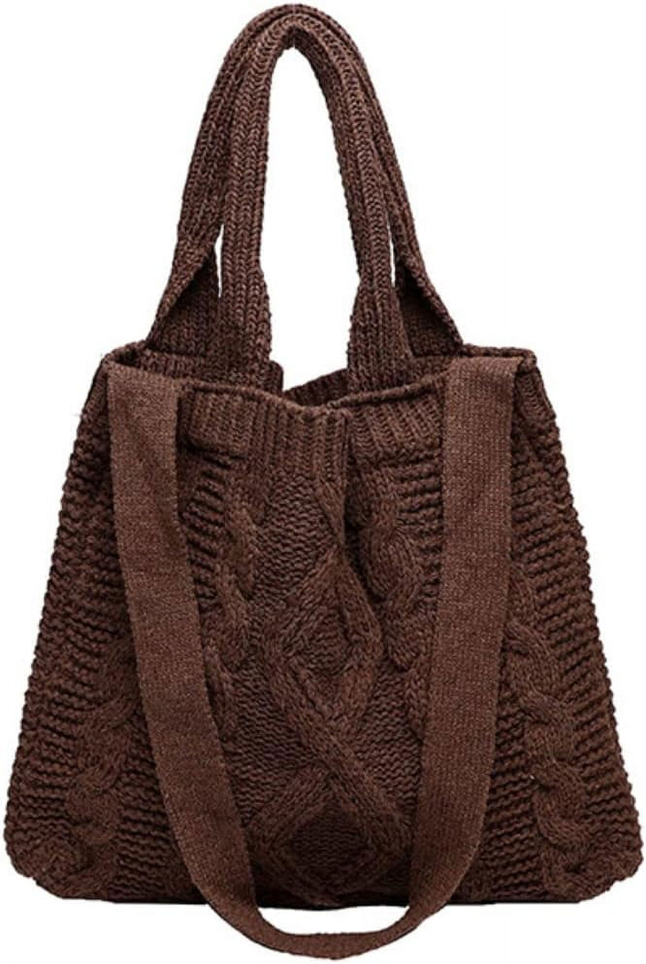 Kukuzhu Bag Tote Bag Aesthetic Accessories Crossbody Bag Crochet Tote Bag School Tote Bag