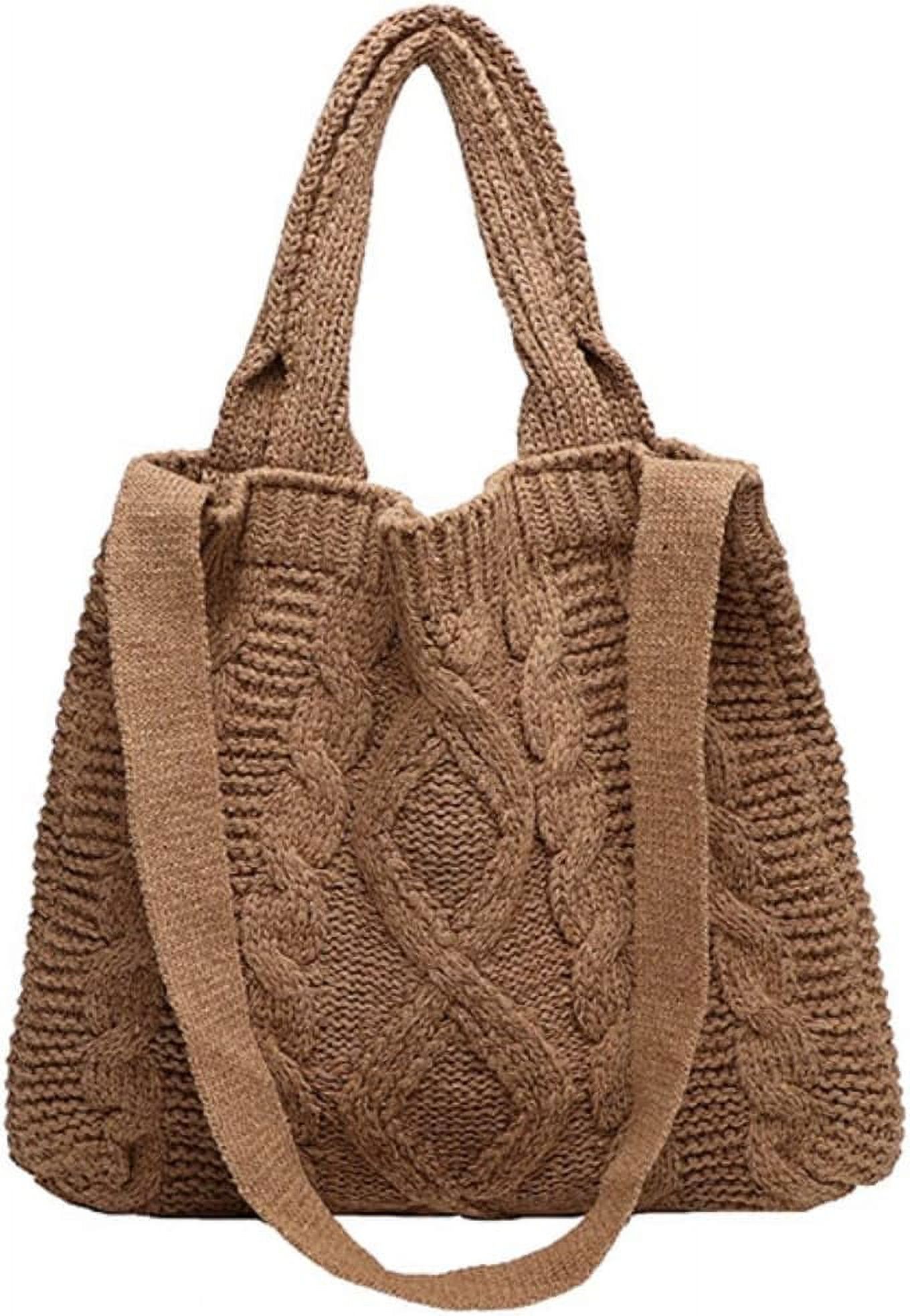Kukuzhu Bag Tote Bag Aesthetic Accessories Crossbody Bag Crochet Tote Bag School Tote Bag