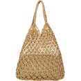 thumbnail image 1 of Kukuzhu Beach Bags for Women, 2 in 1 Summer Mesh Beach Tote Bag Hand Woven Beach Bag Weaving Hollow Shoulder Bag Handbag, 1 of 5