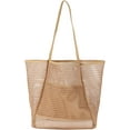 thumbnail image 1 of Kukuzhu Beach Tote Bags for Women Mesh Summer Large Shoulder Bag, 1 of 6