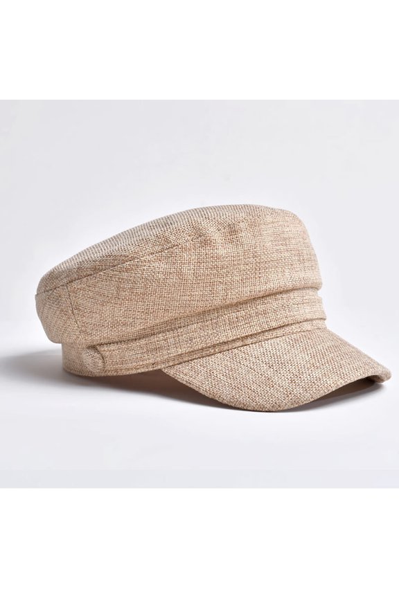 Beret. Female Summer Breathable Retro British Octagonal Naval Hat Version Of The Versatile Bei Bud Hat