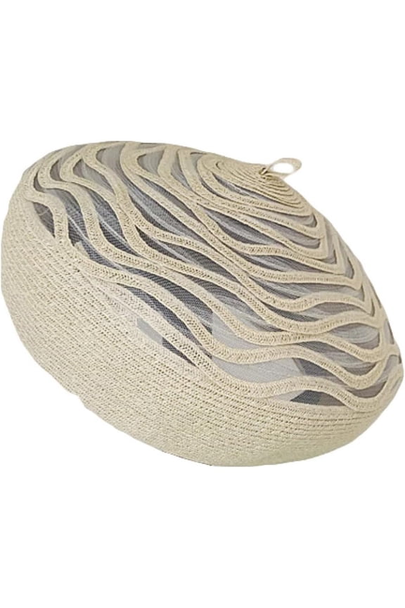 Berets for Women Japanese Style Summer Retro Mixed Color Straw Beret Mesh Breathable Painter Hat Fashion Straw Hat