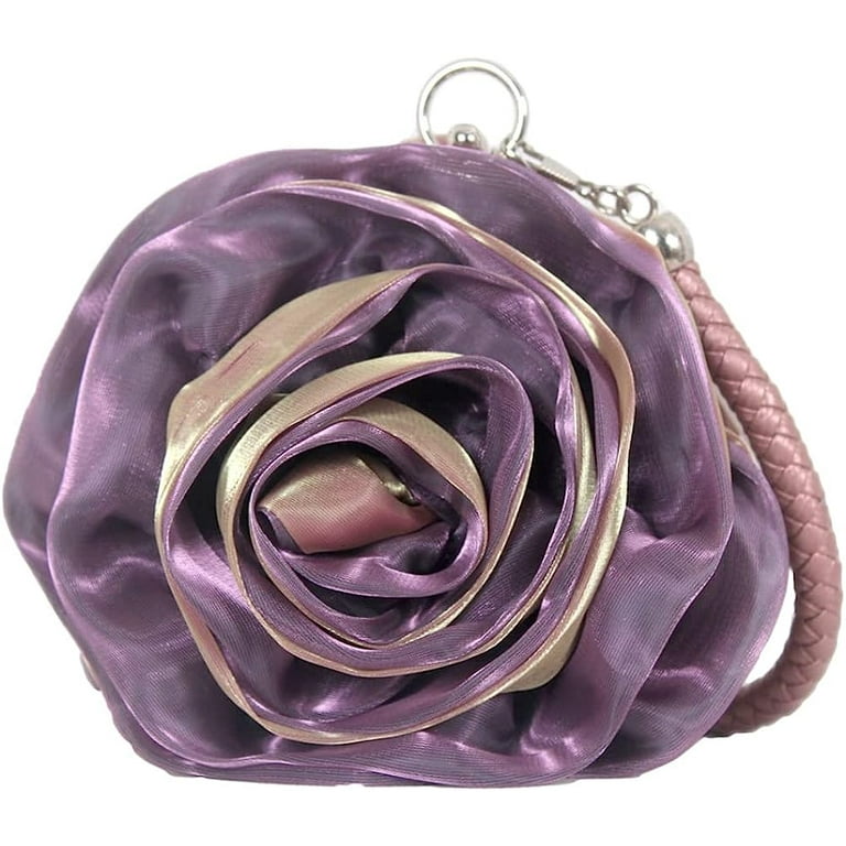 Kukuzhu Bride Flower Evening Bags Mini Women Chic Wedding Party Evening Clutch Purse Handbag Walmart