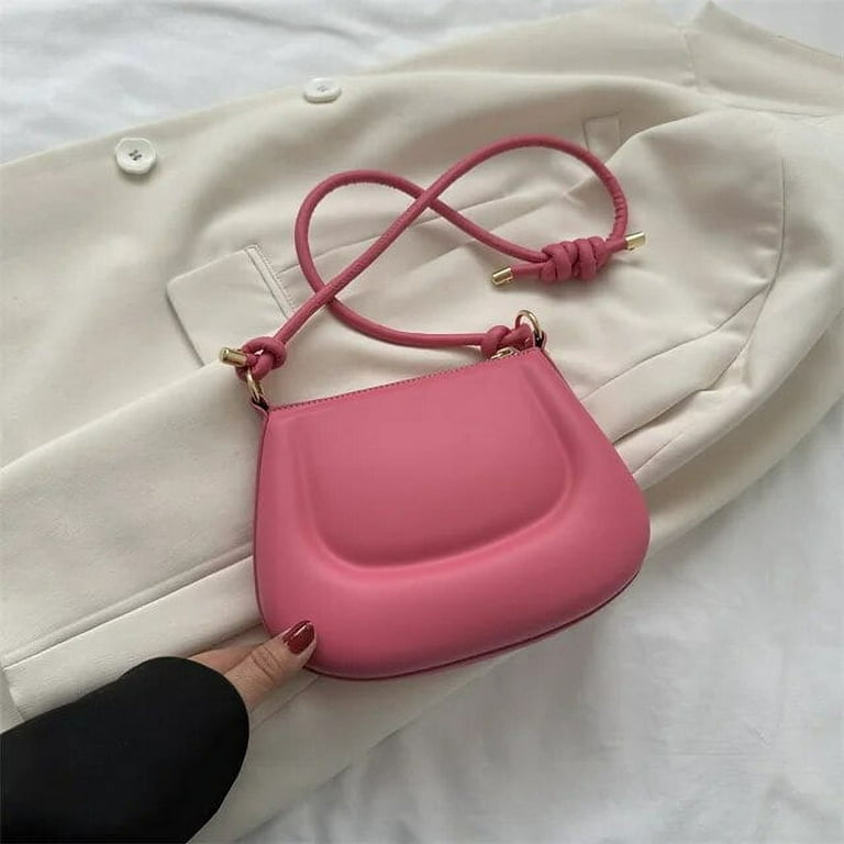 Kukuzhu Candy Color Women Saddle Shoulder Bag Portable Female - Main Image