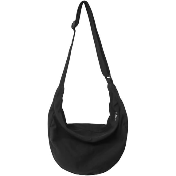 Kukuzhu Canvas Casual Messenger Bag for Women Hobo Crossbody Bag Shouder Purse Tote Handbag Men