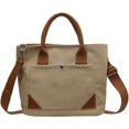 thumbnail image 1 of Kukuzhu Canvas Hobo Bag for Women Large Crossbody Shoulder Bag Handbag Totes Versatile Purse Commuting Satchele, 1 of 7