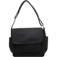 thumbnail image 1 of Kukuzhu Canvas Hobo Bags Message Bag Women Casual Crossbody Shoulder Bag Chic Large Handbag, 1 of 7