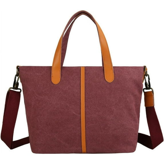Kukuzhu Canvas Tote Bag Women Large Chic Elegant Casual Shoulder Bag Handbag