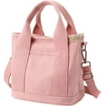 thumbnail image 1 of Kukuzhu Canvas Tote Bags for Women Small Crossbody Bag Canvas Satchel Bag Handbag Stylish Tote Handbag Canvas Shoulder Bag, 1 of 7