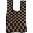 thumbnail image 1 of Kukuzhu Checkered Bags for Women Checkerboard Tote Bags Plaid Handbag Versatile Street Fashion Wrist Bag Womens Knitted Pouch Retro, 1 of 2