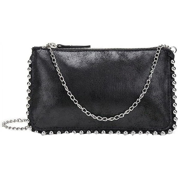 Kukuzhu Clutch Purse for Women Elegant Envelope Evening Bag Tote Bag Denim Rivet Crossbody Shoulder Bag Cocktail Prom Handbags