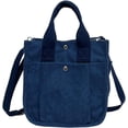 thumbnail image 1 of Kukuzhu Corduroy Crossbody Bag Women Casual Retro Tote Bag Large Top Handle Shoulder Bag Hobo Bag, 1 of 5