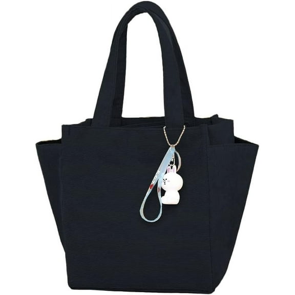 Kukuzhu Corduroy Small Tote Bag Women Casual Handbag Shoulder Bag for School Work Travel 2023