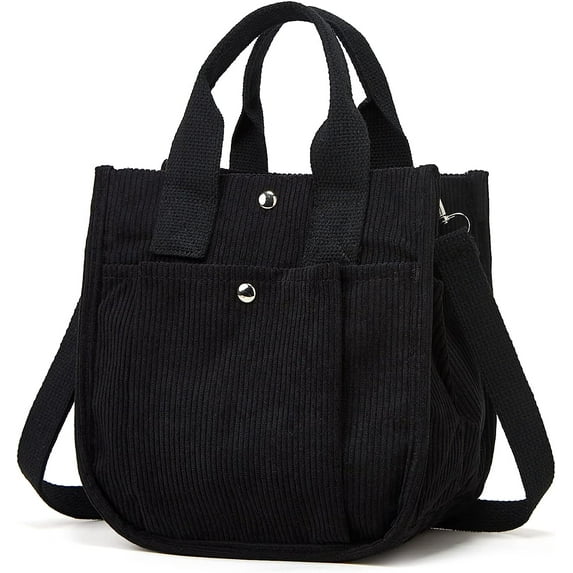 Kukuzhu Corduroy Tote Bag Hobo Bags for Women Hobo Crossbody Bag Unisex Handbag Messenger Shoulder Bag Casual Shopping Travel