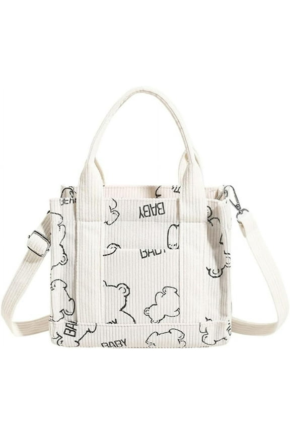 Corduroy Tote Bags Women Mini Shoulder Hobo Bags Handbags Purse Stylish Small Satchel Purses Handbag Casual Work Bags 2023