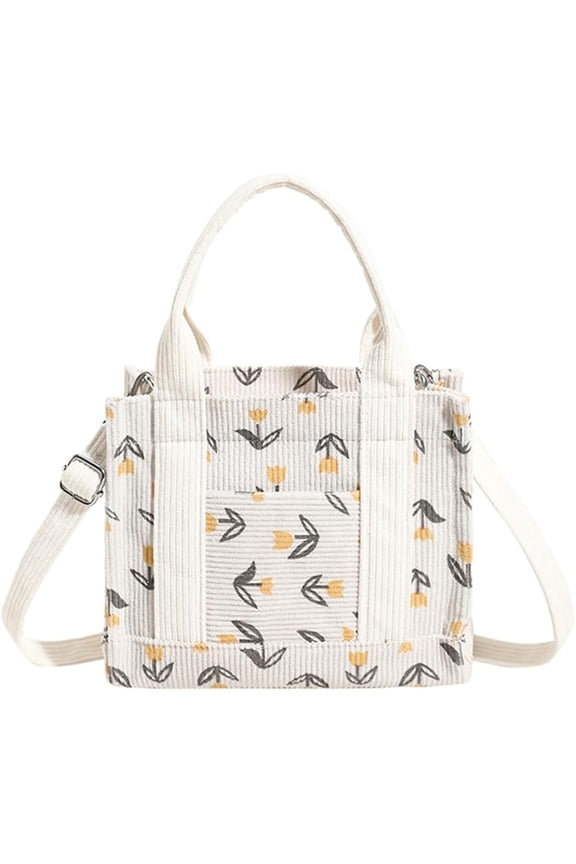 Corduroy Tote Bags Women Mini Shoulder Hobo Bags Handbags Purse Stylish Small Satchel Purses Handbag Casual Work Bags 2023