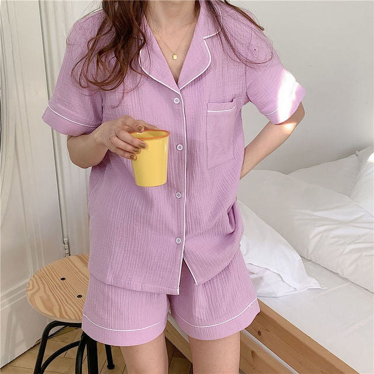 Kukuzhu Cotton Sleepwear Korean Pajamas Women Pijama Female Bedroom Set