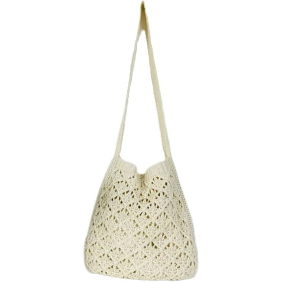 Kukuzhu Crochet Bag Crochet Tote Bag Indie Hobo Bag Cottagecore Aesthetic Tote Bag Crochet Crossbody Bag