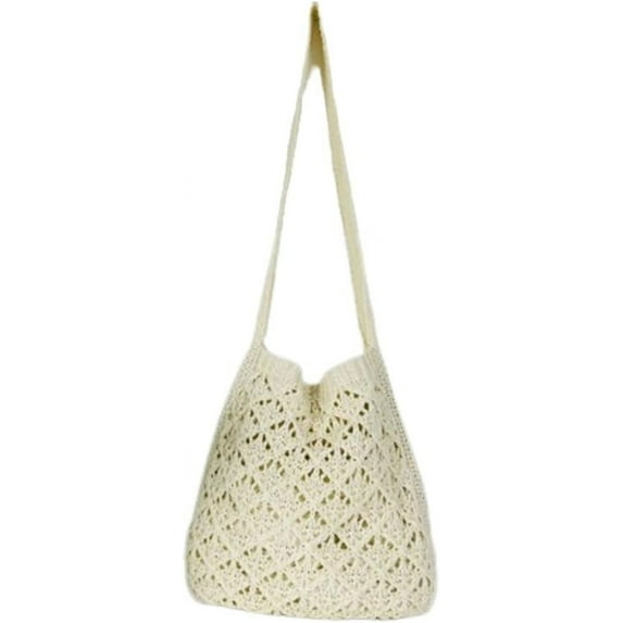 Kukuzhu Crochet Bag Crochet Tote Bag Indie Hobo Bag Cottagecore Aesthetic Tote Bag Crochet Crossbody Bag