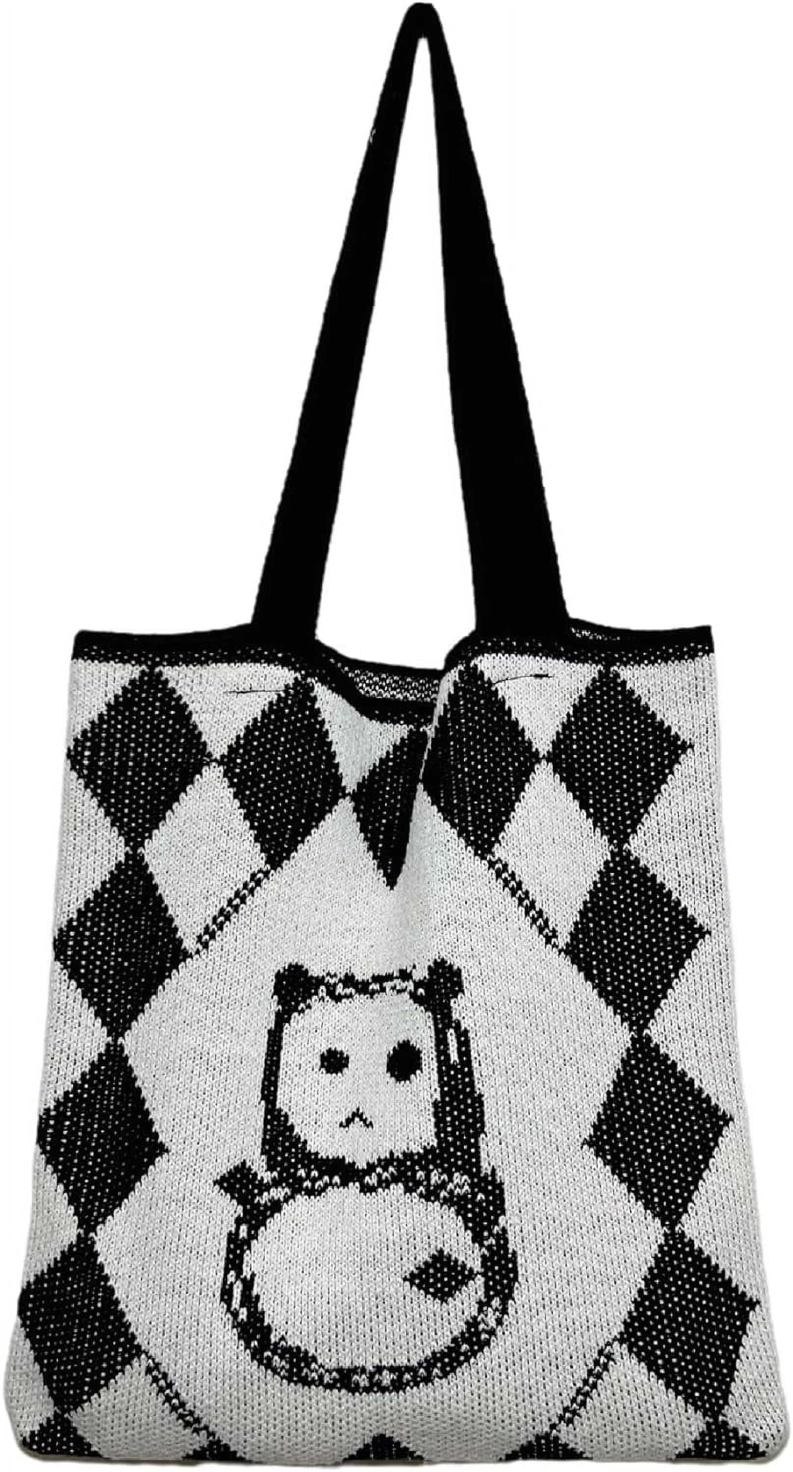 Kukuzhu Crochet Tote Bag Aesthetic Tote Bag Aesthetic Y2k Tote Bag Aesthetic Y2k Cute Tote Bags Aesthetic