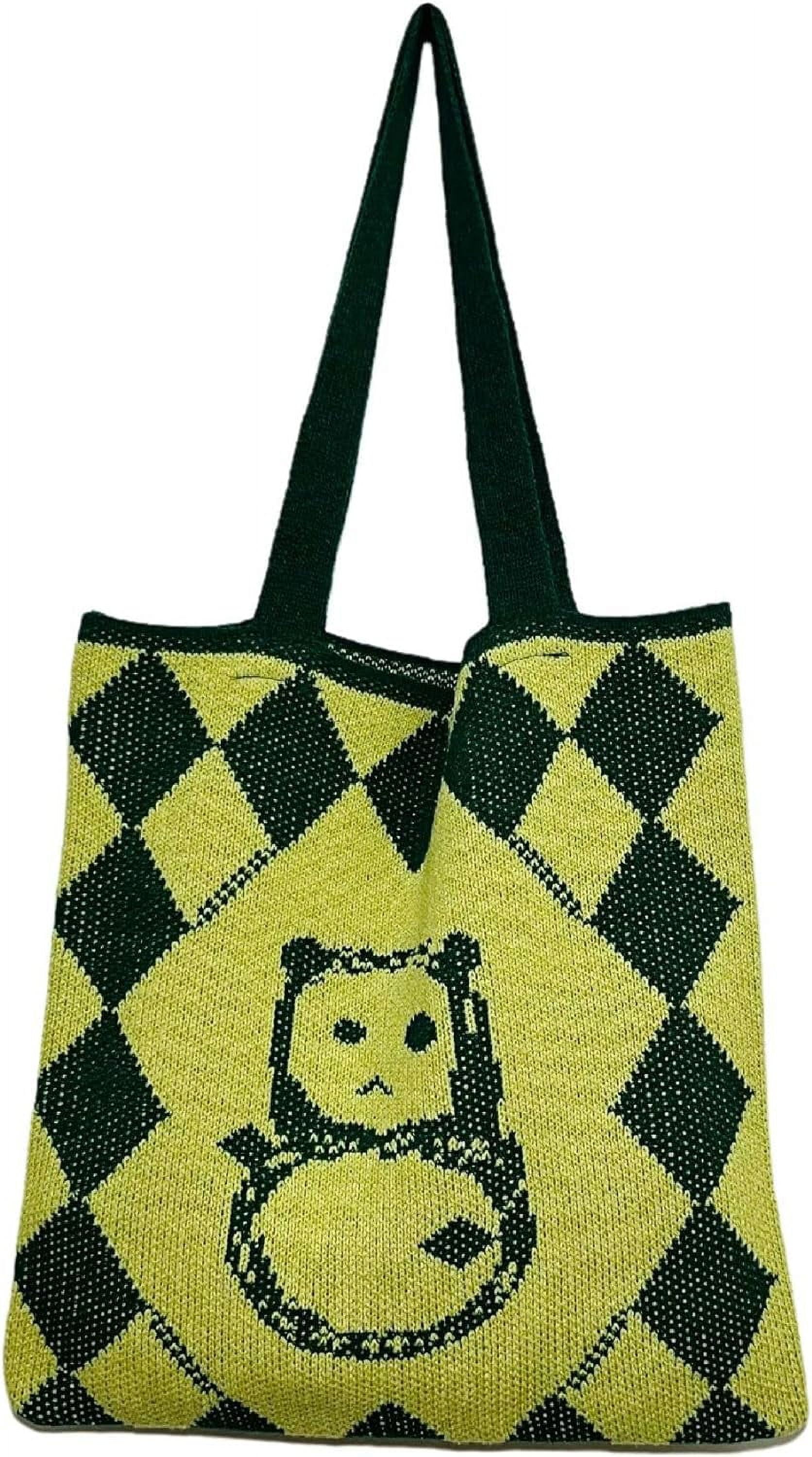 Kukuzhu Crochet Tote Bag Aesthetic Tote Bag Aesthetic Y2k Tote Bag Aesthetic Y2k Cute Tote Bags Aesthetic