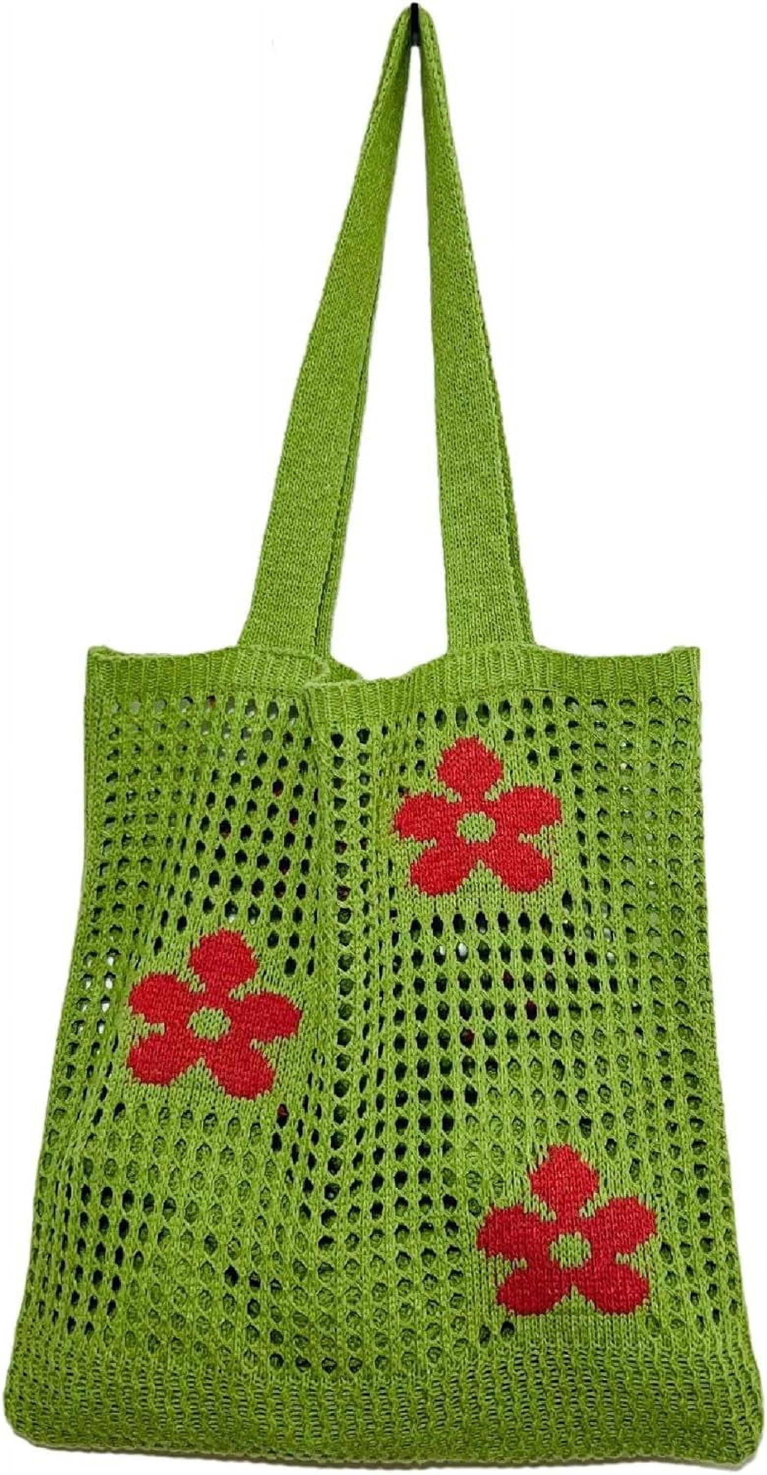 Kukuzhu Crochet Tote Bag Aesthetic Tote Bag Aesthetic Y2k Tote Bag Aesthetic Y2k Cute Tote Bags Aesthetic