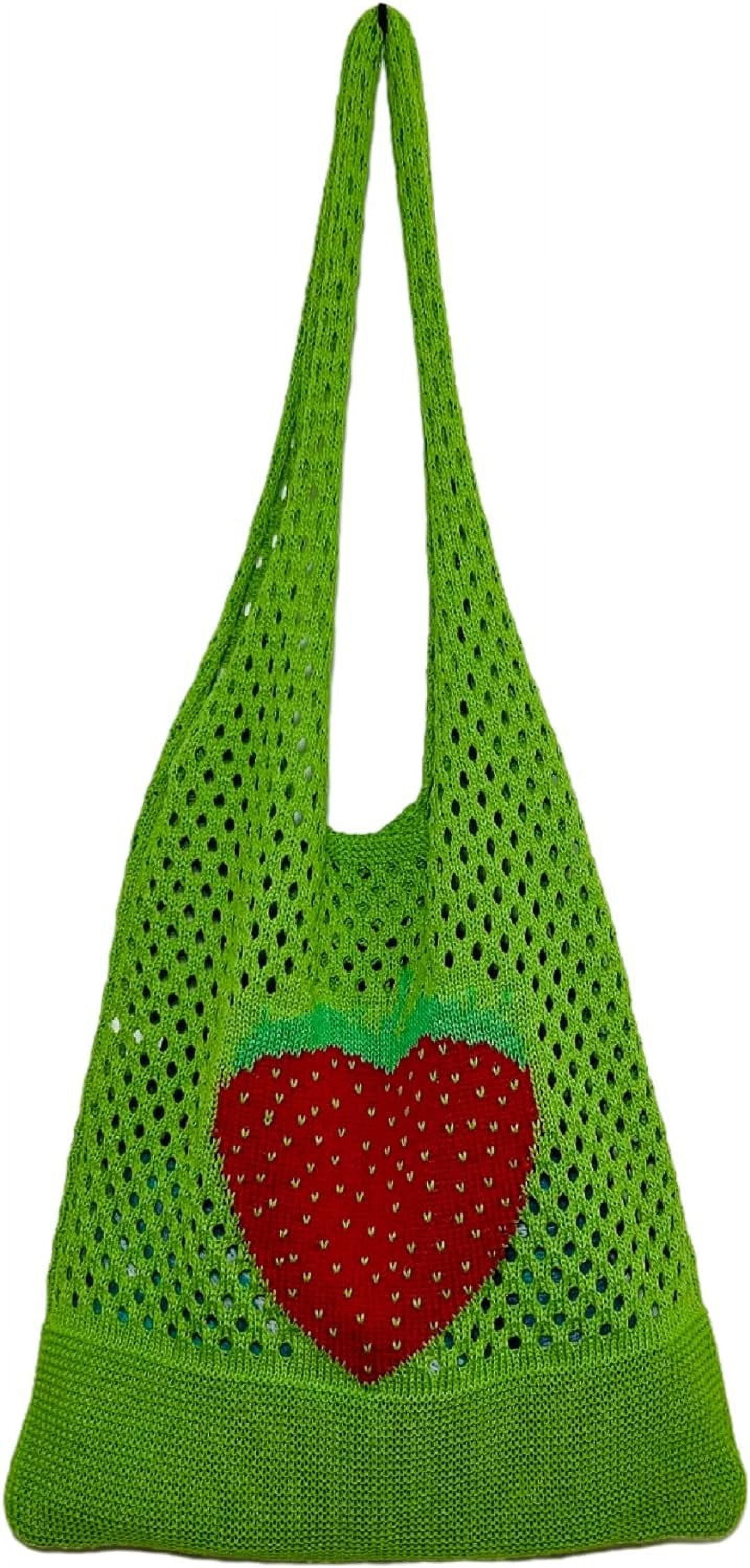 Kukuzhu Crochet Tote Bag Aesthetic Tote Bag Aesthetic Y2k Tote Bag Aesthetic Y2k Cute Tote Bags Aesthetic