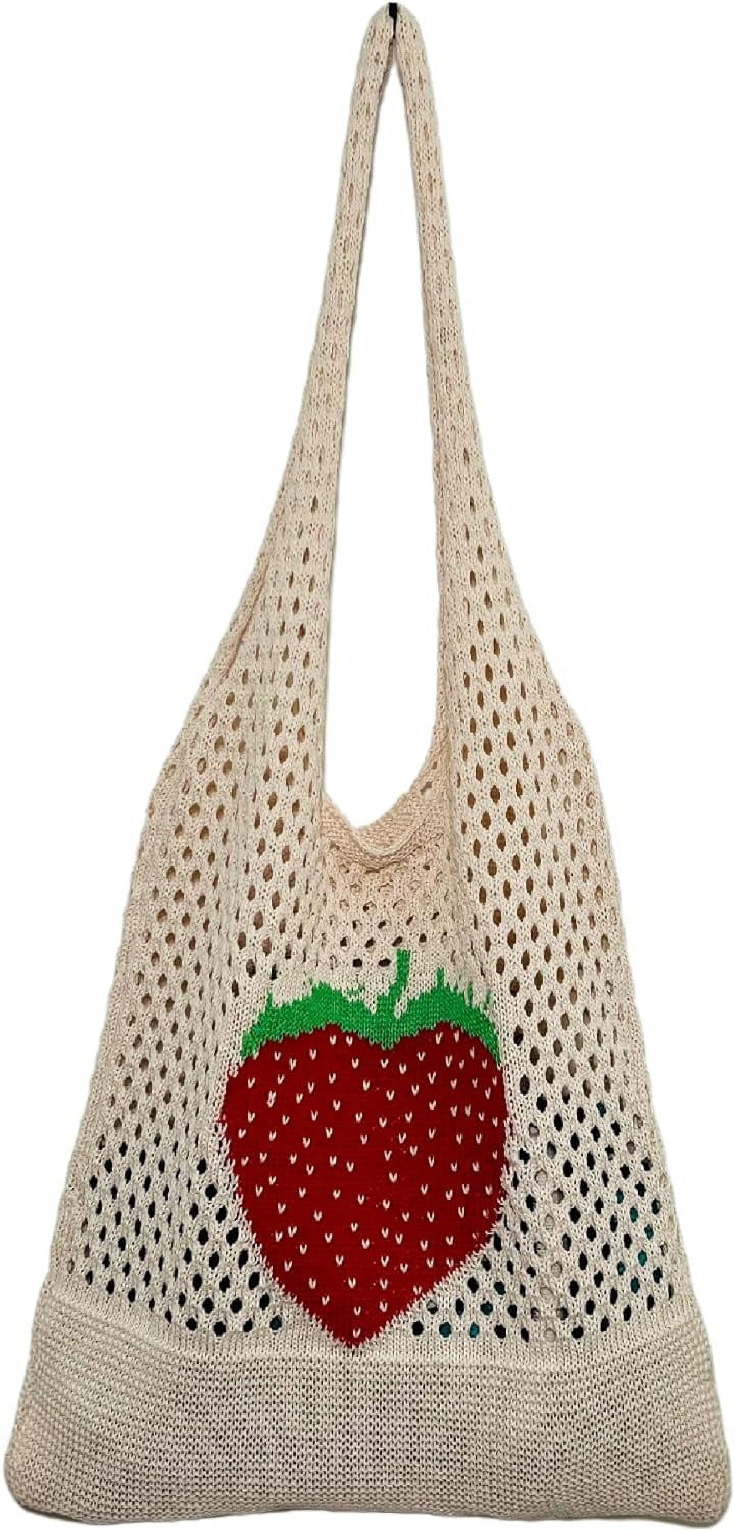Kukuzhu Crochet Tote Bag Aesthetic Tote Bag Aesthetic Y2k Tote Bag Aesthetic Y2k Cute Tote Bags Aesthetic