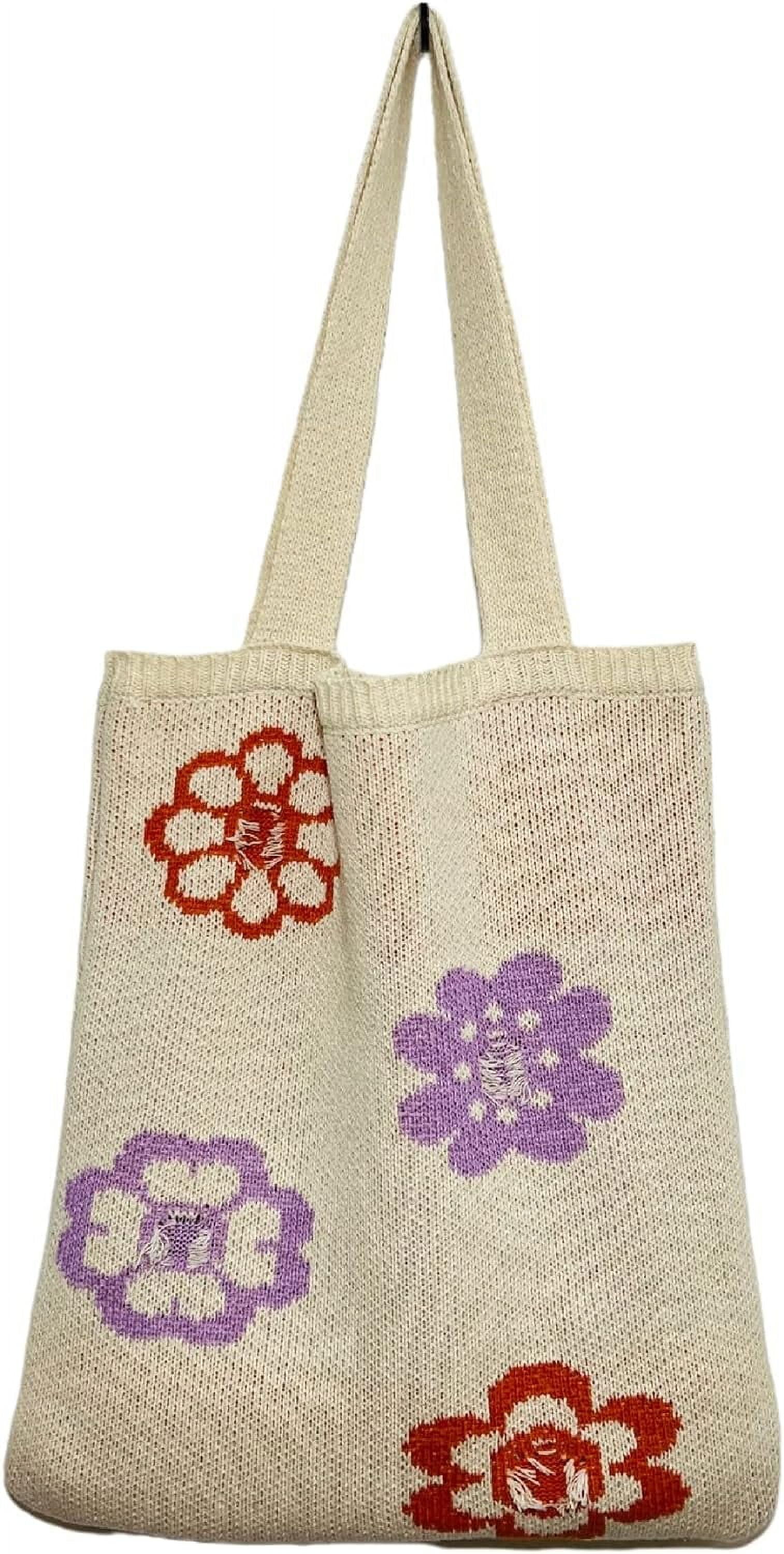 Kukuzhu Crochet Tote Bag Aesthetic Tote Bag Aesthetic Y2k Tote Bag Aesthetic Y2k Cute Tote Bags Aesthetic