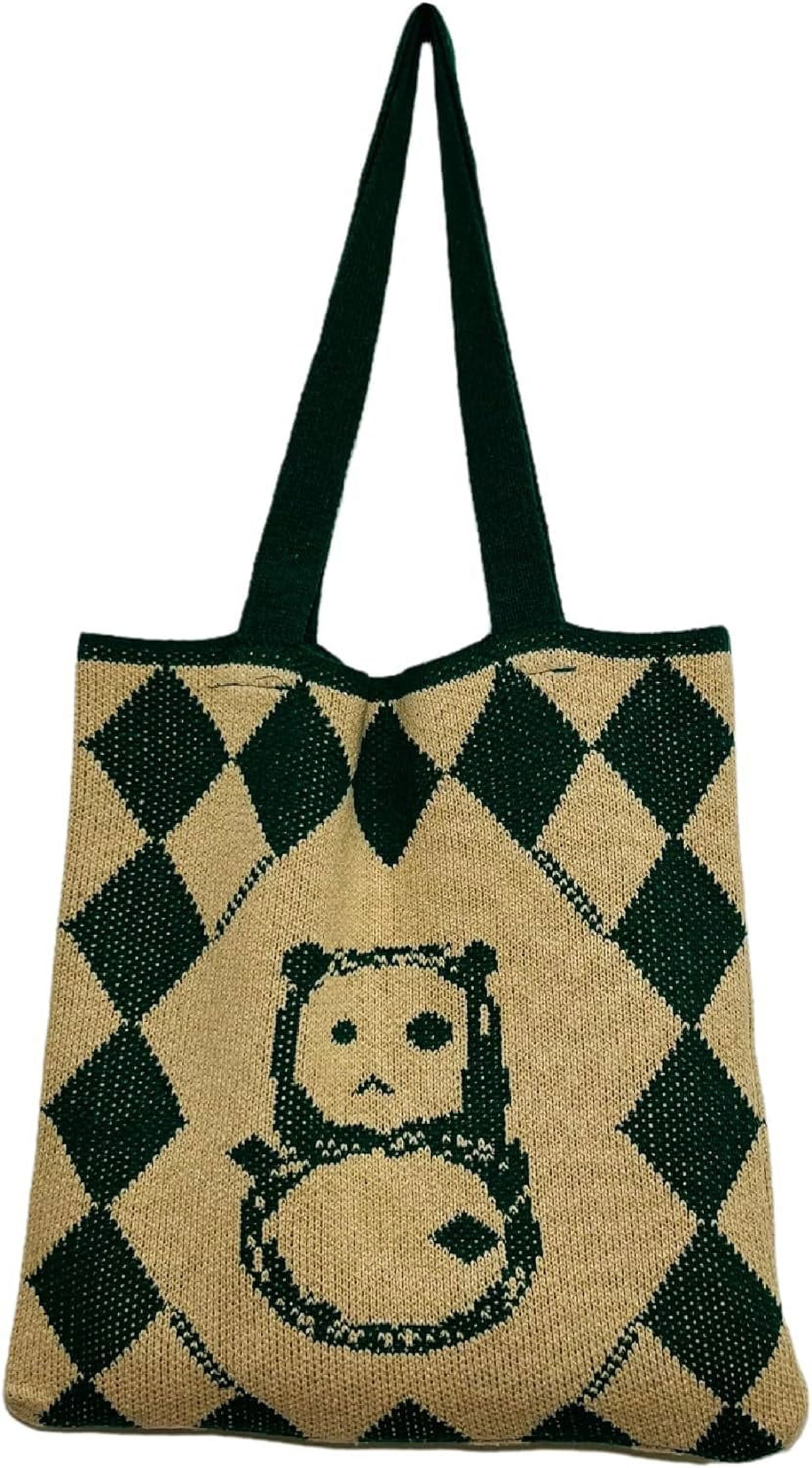 Kukuzhu Crochet Tote Bag Aesthetic Tote Bag Aesthetic Y2k Tote Bag Aesthetic Y2k Cute Tote Bags Aesthetic