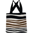 thumbnail image 1 of Kukuzhu Crochet Tote Bag for Women Small Cute Stripe Knitted Bag Colorful Pouch Aesthetic Knit Purse Hand Shoulder Bag, 1 of 8
