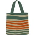 thumbnail image 1 of Kukuzhu Crochet Tote Bag for Women Small Cute Stripe Knitted Bag Colorful Pouch Aesthetic Knit Purse Hand Shoulder Bag, 1 of 8