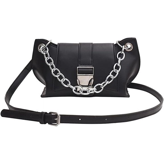 Kukuzhu Crossbody Bag for Women Leather Shoulder Bag Vintage Casual Clutch Purses Chic Tote Bags Adjustable Handbag for Travel Party