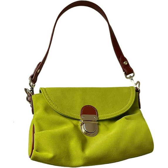 Kukuzhu Denim Hobo Bag for Women PU Leather Shoulder Crossbody Bag Retro Armpit Purse Handbag Pleated Totes Top Handle Bag