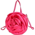 thumbnail image 1 of Kukuzhu Evening Bag Women Formal Satin Rose Handbag Floral Clutch Purse Flower Petal Wedding Prom Party Bride Bag with Handle, 1 of 6