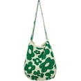 thumbnail image 1 of Kukuzhu Fairy Grunge Knitted Shoulder Bag Y2K Fairycore Tote Bag Floral Hobo Bag Crossbody Bag Alt Purse Accessories, 1 of 7
