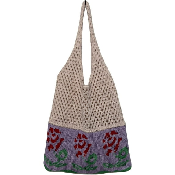 Kukuzhu Fairy Tote Bag Aesthetic Tote Bag Y2k Bag Tote Bag Aesthetic Y2k Crochet Tote Bag Aesthetic