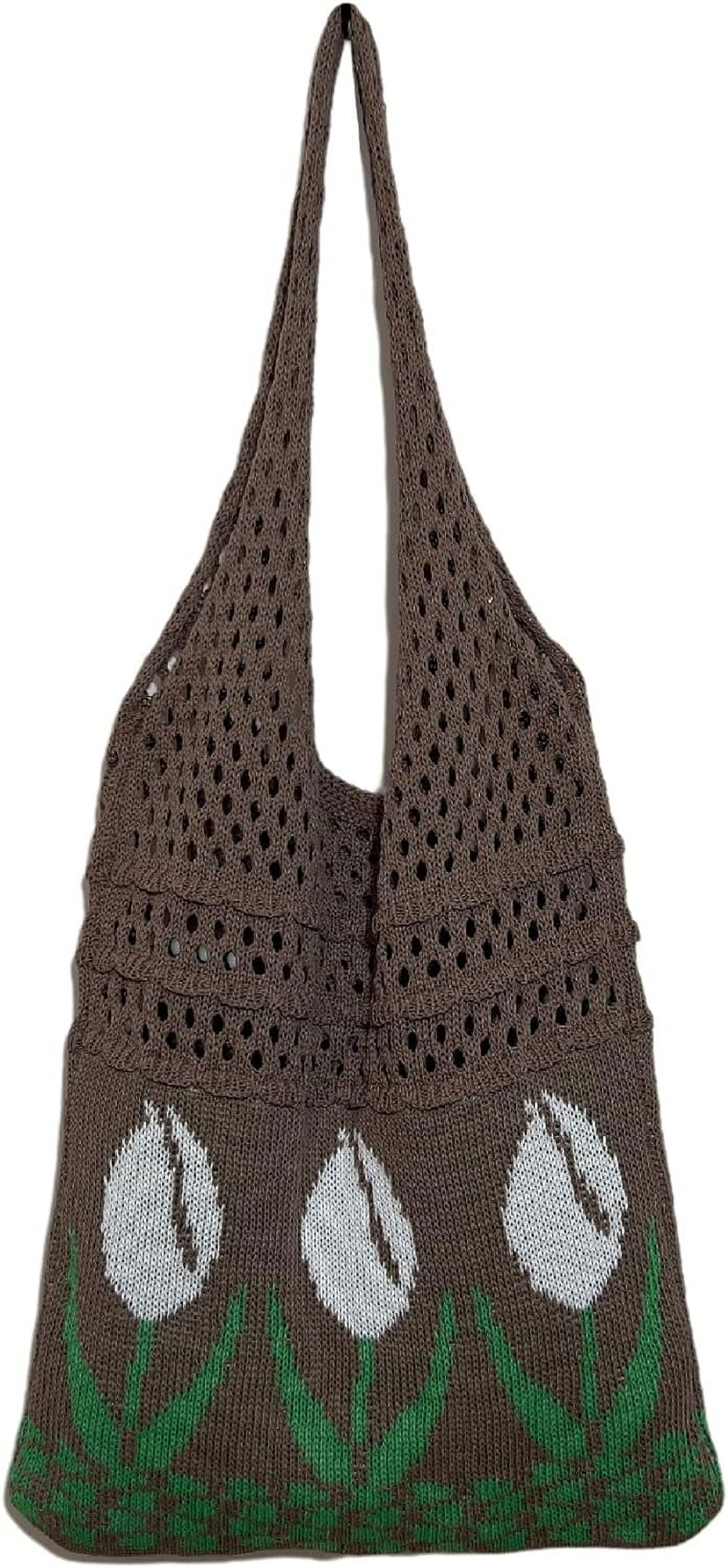 Kukuzhu Fairy Tote Bag Aesthetic Tote Bag Y2k Bag Tote Bag Aesthetic Y2k Crochet Tote Bag Aesthetic