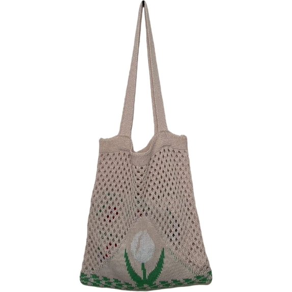 Kukuzhu Fairy Tote Bag Aesthetic Tote Bag Y2k Bag Tote Bag Aesthetic Y2k Crochet Tote Bag Aesthetic