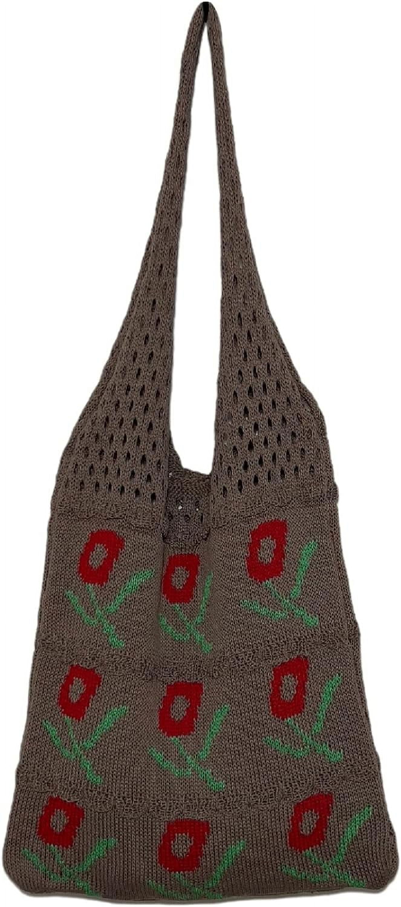 Kukuzhu Fairy Tote Bag Aesthetic Tote Bag Y2k Bag Tote Bag Aesthetic Y2k Crochet Tote Bag Aesthetic