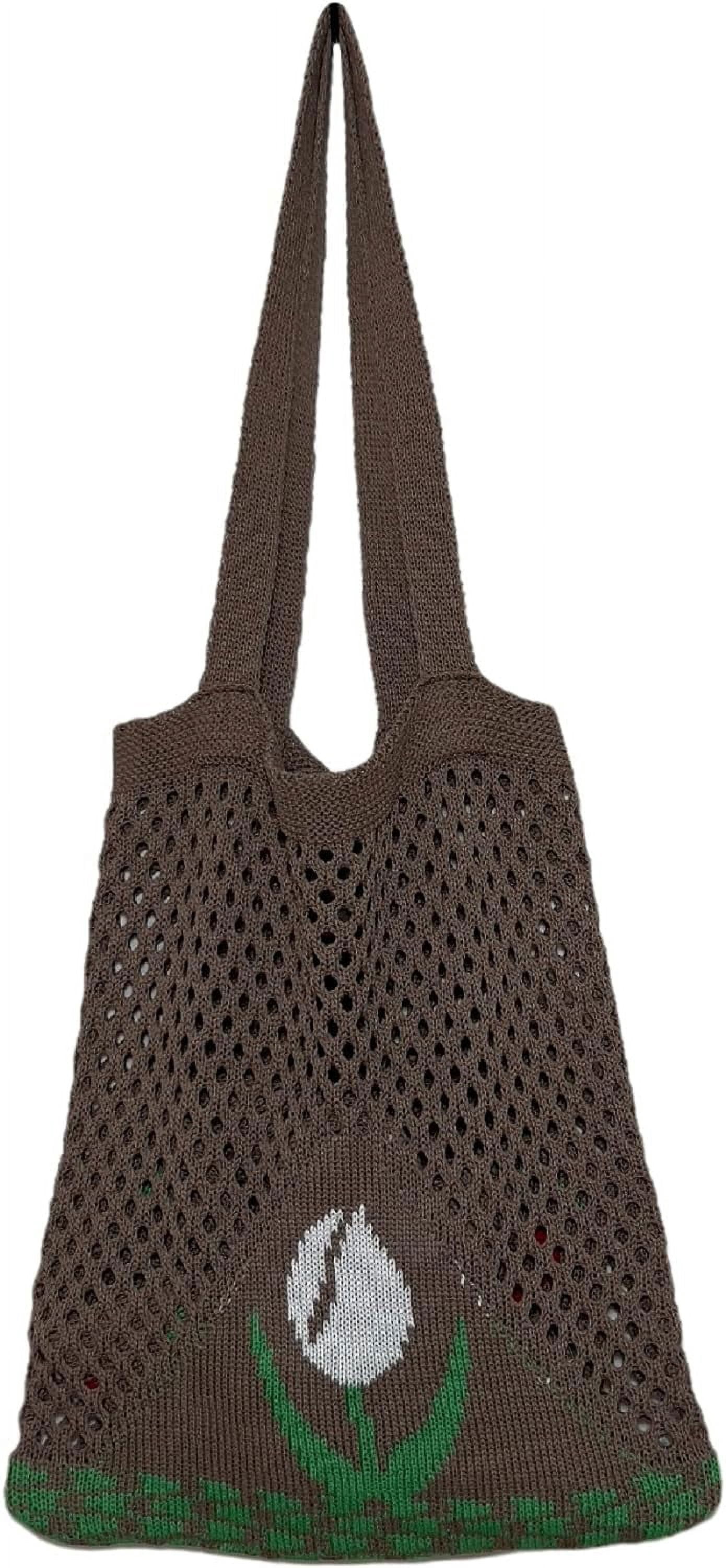 Kukuzhu Fairy Tote Bag Aesthetic Tote Bag Y2k Bag Tote Bag Aesthetic Y2k Crochet Tote Bag Aesthetic