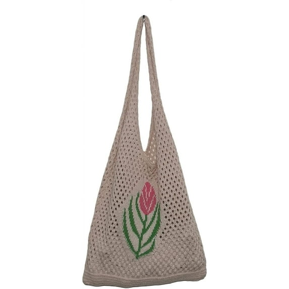 Kukuzhu Fairy Tote Bag Aesthetic Tote Bag Y2k Bag Tote Bag Aesthetic Y2k Crochet Tote Bag Aesthetic