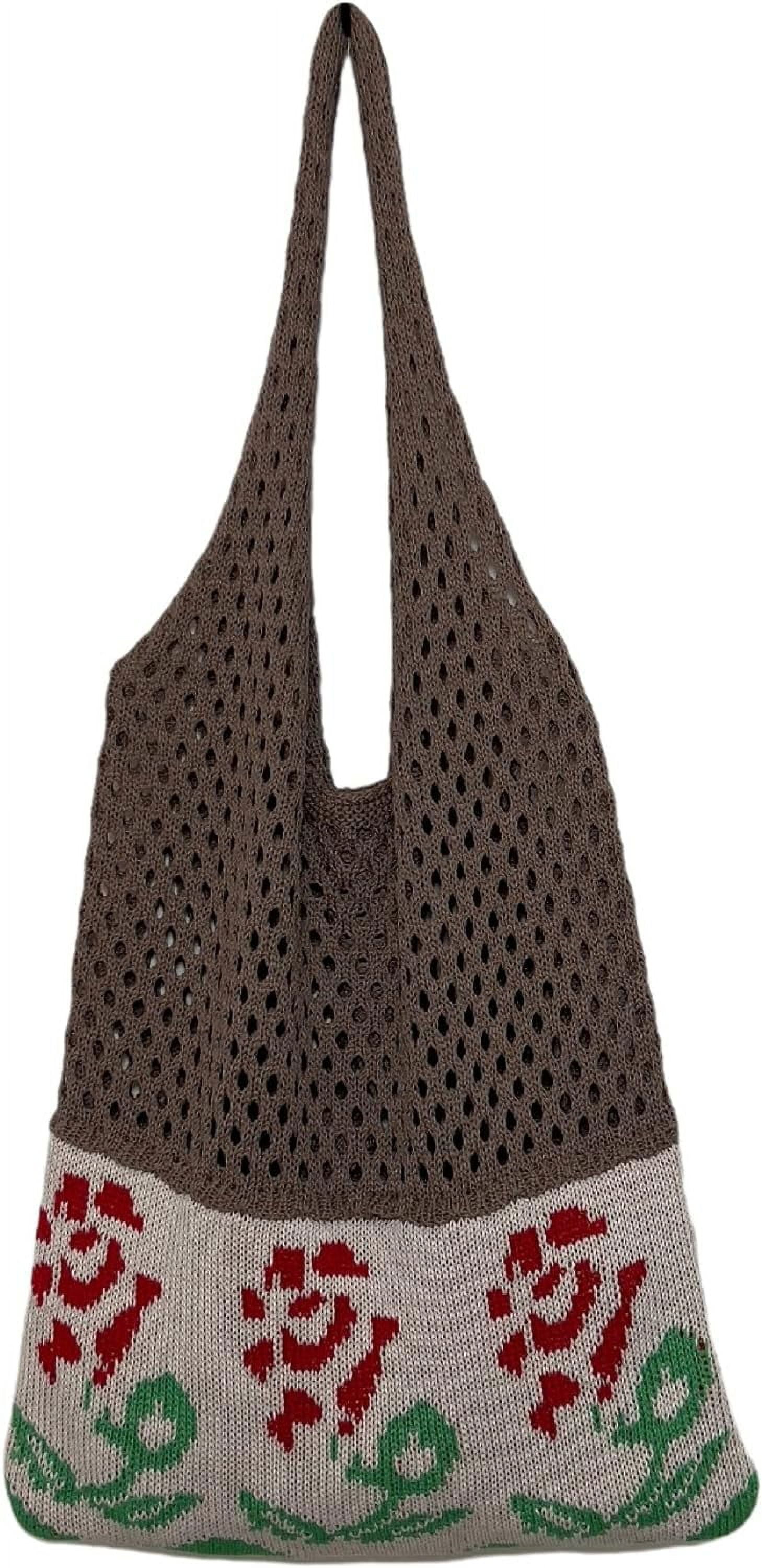 Kukuzhu Fairy Tote Bag Aesthetic Tote Bag Y2k Bag Tote Bag Aesthetic Y2k Crochet Tote Bag Aesthetic