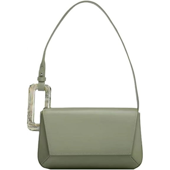 Kukuzhu Fashion Shoulder Bag for Women Hobo Armpit Purse Totes Handbag Contrasting Colors Top Handle Bag