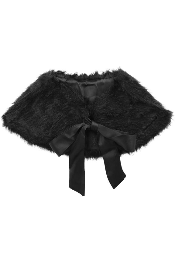 Flower Girls Wrap Shawl Wedding Bridesmaid Tippet Stole Christmas Party Dress Costume Shrug Capelet